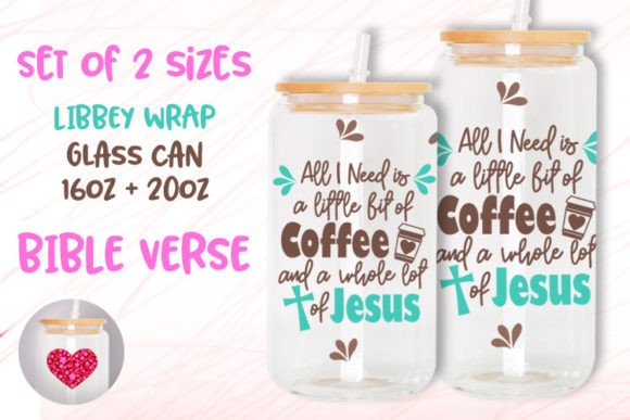 Coffee Jesus Glass Can Bundle: Graphics & Templates Review