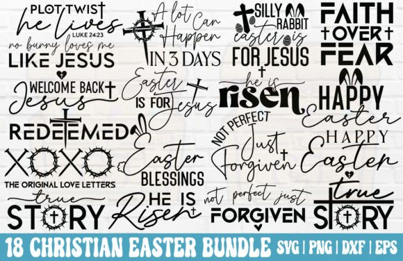 Easter Christian SVG Bundle: Graphics & Crafts for Sellers