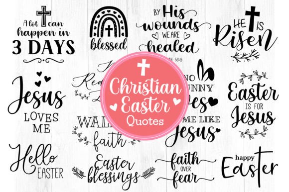Easter SVG Christian Quotes