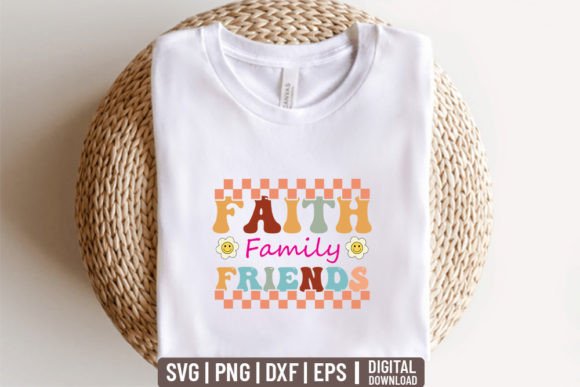 Faith Family Friends - Retro Christian S Graphics & Crafts