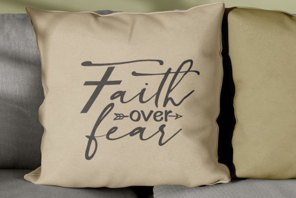 Faith over Fear, Christian Inspirational Graphics