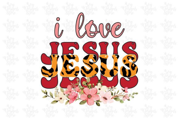 I Love Jesus Jesus Sublimation Svg for Crafts & Graphics