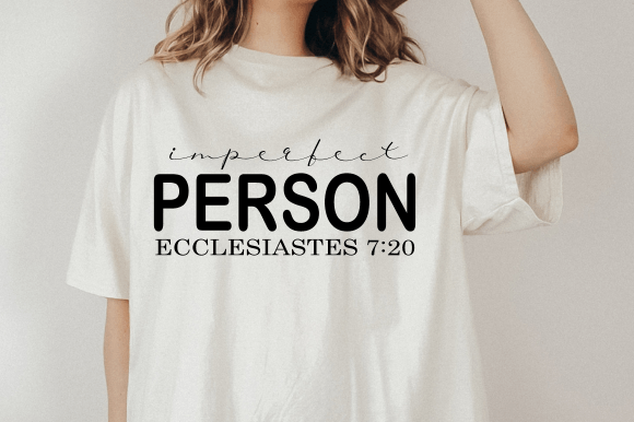 Imperfect Person Svg: Christian Graphics & Crafts Asset
