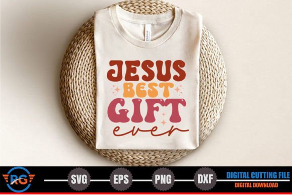 Jesus Best Gift Ever – Retro Christian Graphics & Crafts