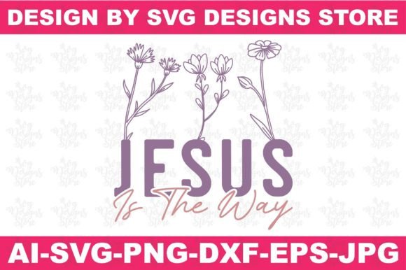 Jesus is the Way Graphic Design Asset