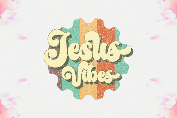 Jesus Vibes Sublimation Graphics for Crafts & Branding