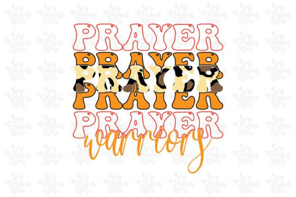 Prayer Warriors Jesus Sublimation Design for Branding Graphics