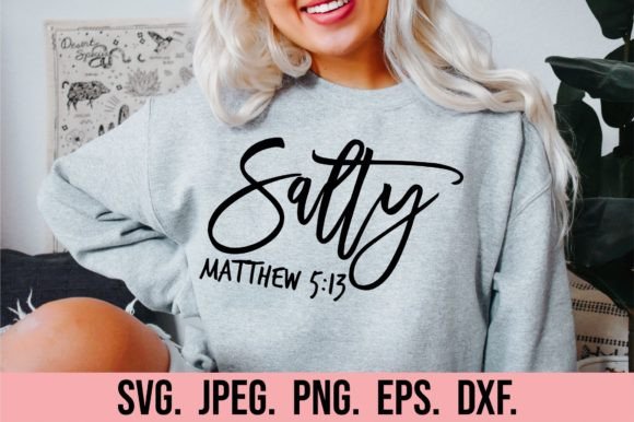 Salty SVG - Christian Religious Verse